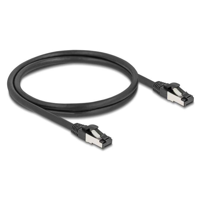 Delock 80571 Cat.8.1 Patchkabel S/FTP 1m schwarz (80571) (S/FTP, CAT8.1, 1 m) (80571)