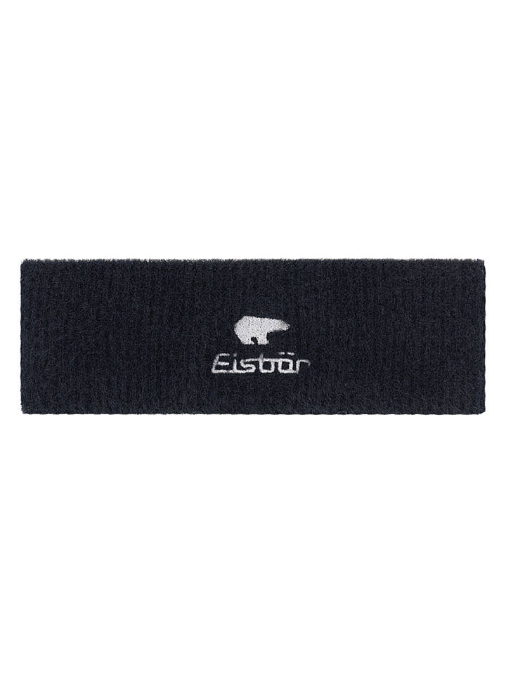 Eisbär Stirnband "Mana" in Schwarz - onesize