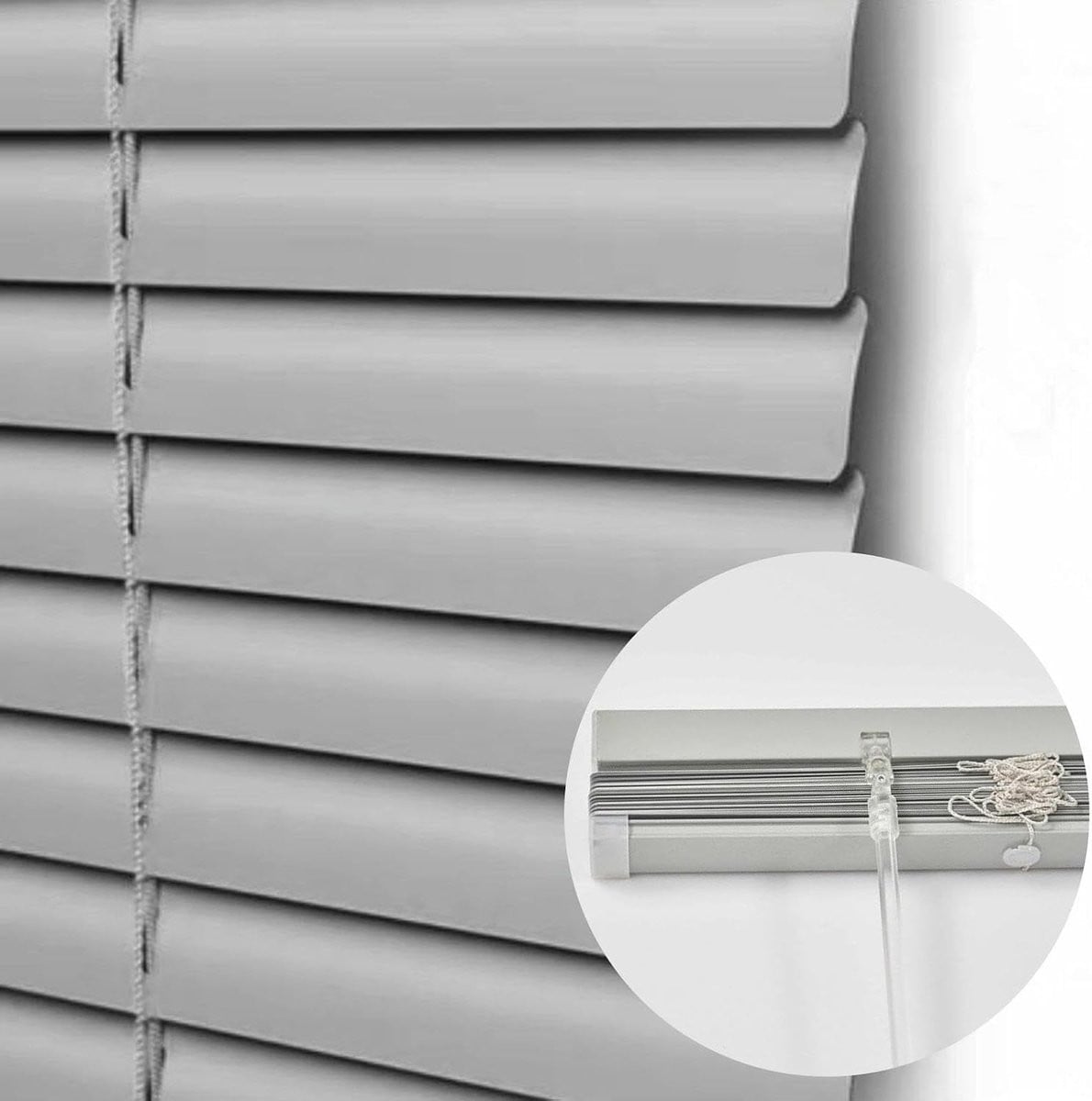 Aluminium Jaloezie Grijs 140 x 240 cm