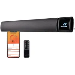 KLAMER Infrarotheizung 2600 W – WLAN Heizstrahler mit App- & Timer, Decken- & Wandmontage, Fenster-offen-Erkennung, Überhitzungsschutz, leise Strahlu...