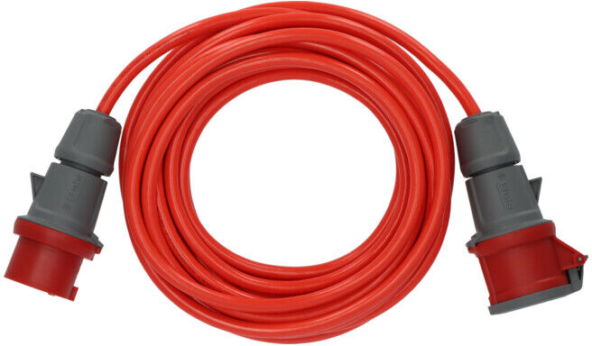 BREMAXX CEE cordon prolongateur IP44 10m rouge signalisation AT-N07V3V3-F 5G1,5 ; Brennenstuhl (1168580)