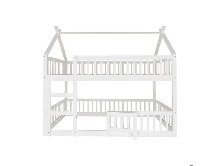 Feuille épaissie Lit superposé pour enfants 140*200 lit familial pour enfants lit superposé avec escalier design loft cadre de