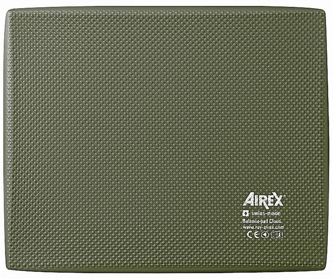 Yogablock AIREX "Pad Elite Cloud Olivg", grün, Yoga-Blöcke, B/H/L: 40cm x 6cm x 48cm, Yogablock, B:40cm H:6cm L:48cm grün B/H/L: 40cm x 6cm x 48cm