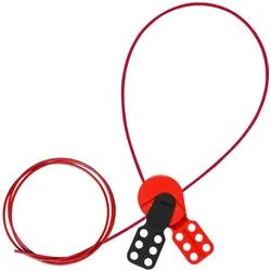 Brady, Zubehör Maschine, Safeflex Universal Kabelverriegelungssystem, mit 2 m Nylon-Kabel (1 Set) (145550)