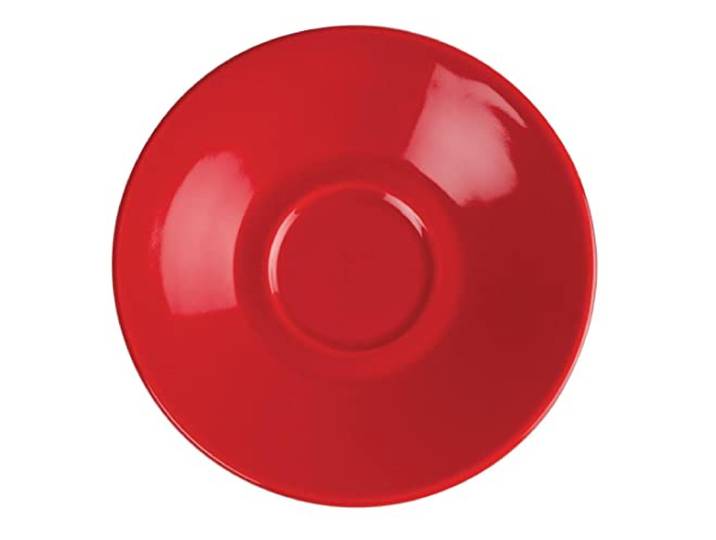 12x Olympia Cafe Espresso Schotels Rood Porselein Koffieplaat Keuken Restaurant