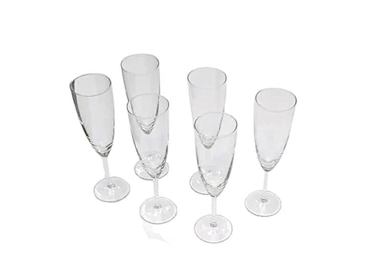 Ikea Svalka Lot de 6 flûtes à champagne\, 15 cl\, 22 cm de haut\, passent au lave-vaisselle