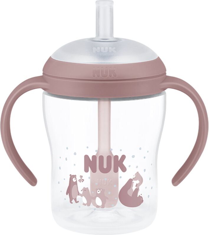 NUK Perfect Match Bear bouteille avec paille 8m+ 1 pcs