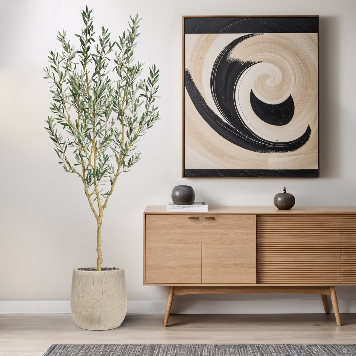 Maxifleur Kunst Olijfboom Deluxe 200 cm