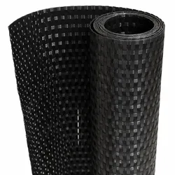 vidaXL Balkon-Sichtschutz Schwarz 500x90 cm Poly Rattan