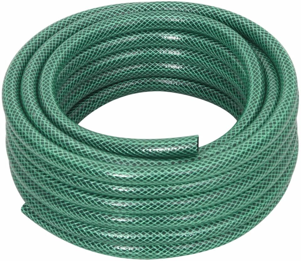 vidaXL Manguera de jardín PVC verde 0,5" 50 m Verde