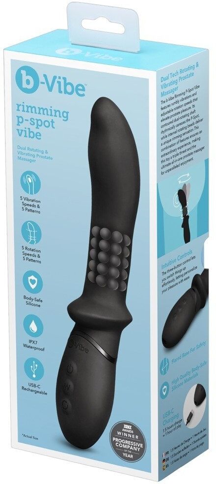 Vibe Vibromasseur anal avec perles rotatives et stimulation prostatique