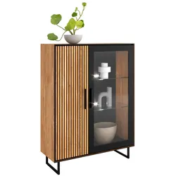 Z2 Vitrine halbhoch BELLA - B/H/T ca. 102.00x147.00x40.00