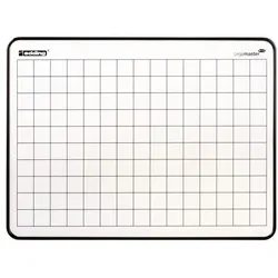 Legamaster Lerntafel Melamin - blanko + kariert 30,5 x 22,9 cm weiß weiß