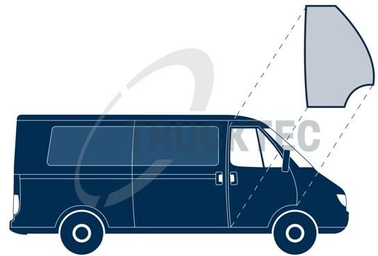 Trucktec Automotive Zier-/schutzleiste, Tür 0150017 Vorne Rechts Für Mercedes