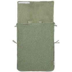 Meyco, Kinderwagen Fusssack, Waffel Teddy fusssack