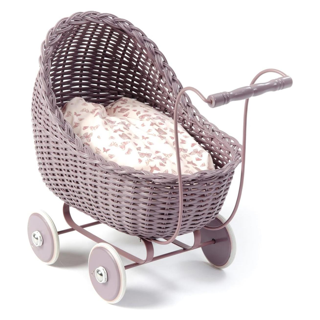 Smallstuff Geflochtener Puppenwagen (51001-07)
