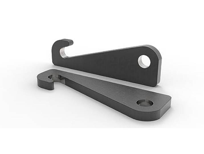 Joma-Tech Koppelhaken kompatibel mit Zettelmeyer/Volvo 40x40x310mm Joma-Tech Koppelhaken kompatibel mit Zettelmeyer/Volvo Radlader 40x40x310mm S355 Stahl 1 Paar (2 Stück)