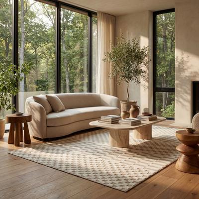 Nuloom Faelora Checkered Washable Area Rug