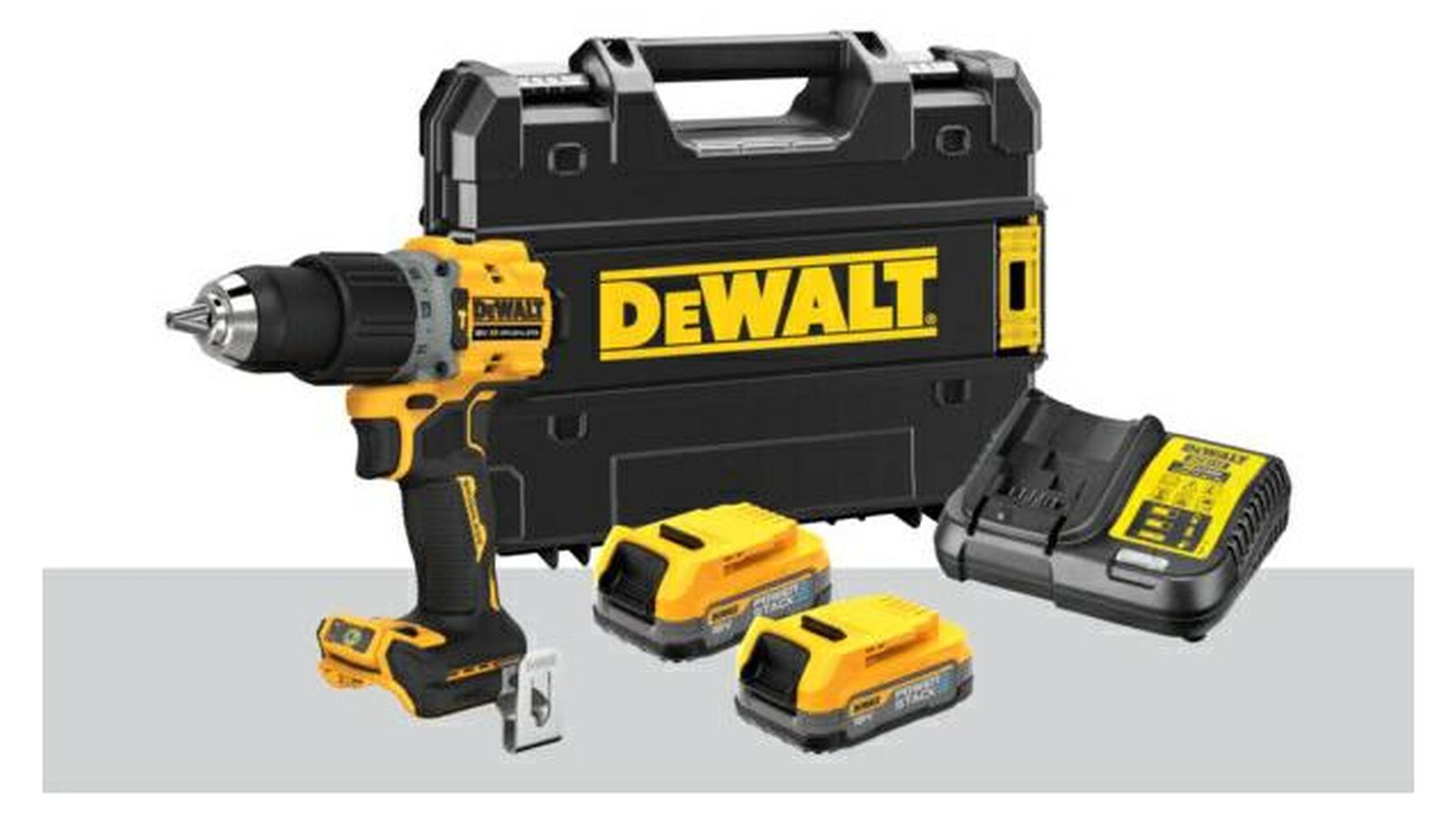DEWALT Akkuschrauber 18V DCD805H2T 90Nm 2x5,0Ah POWERSTACK BL TSTAK