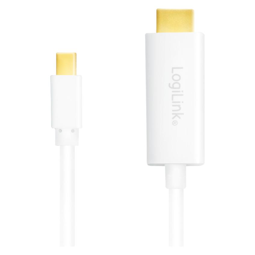 LogiLink Mini DisplayPort auf HDMI (2 m) (CV0056)