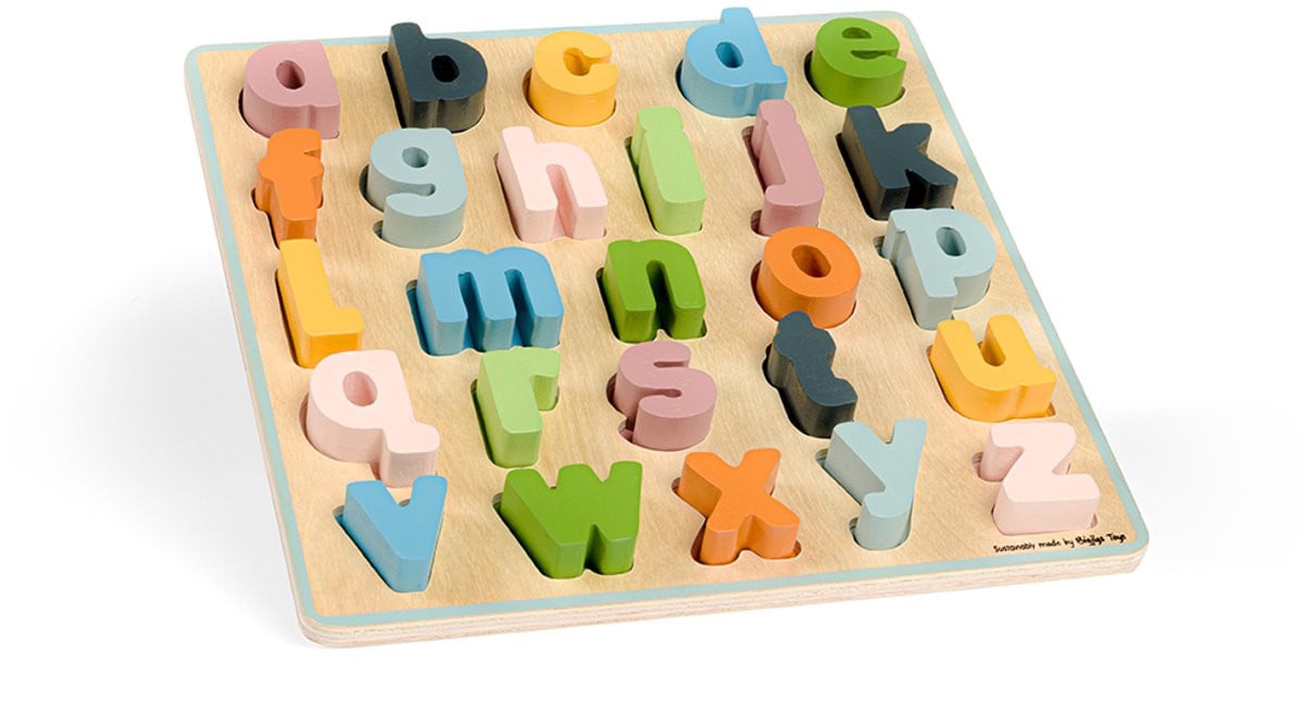 Bigjigs Kleine letters abc Puzzel