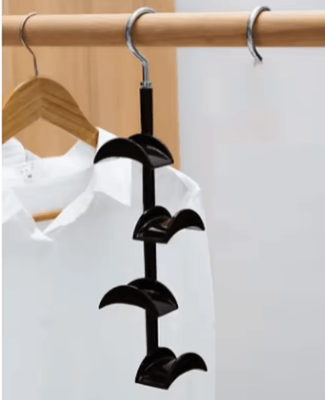 Inspire Curations FlexArc 360 Degree Rotating Bag Hanger Hook Closet Organizer black1