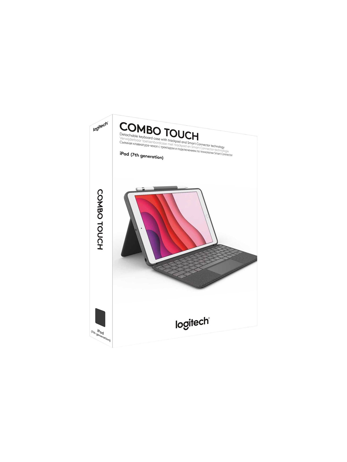 Logitech Combo Touch for iPad Pro 13" (M4) - Graphite - Tastatur & Folio-Set - Französisch - Grau