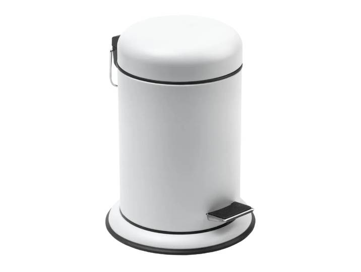 Treteimer Kick, Byyu, weiss, Metall