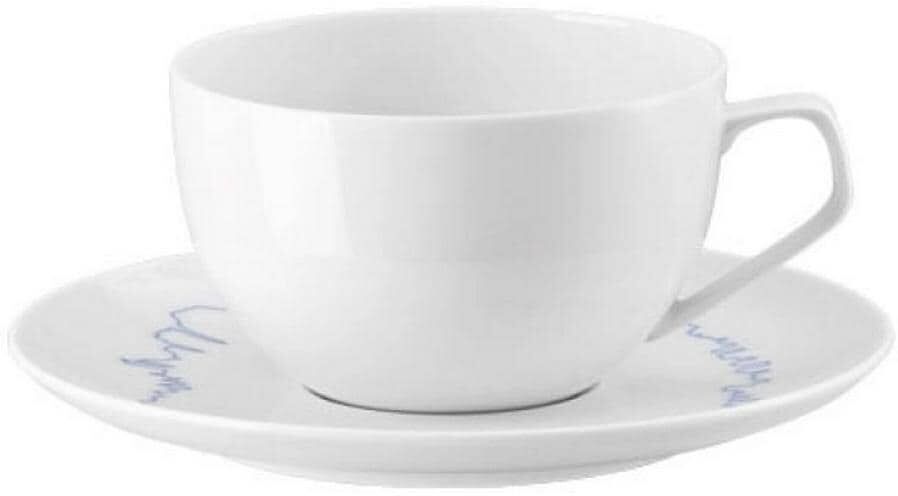 Tasse ROSENTHAL "TAC Gropius 300 ml, 6 Stück", weiss (weiß), H:6,2cm Ø:9,6cm, Porzellan, Trinkgefässe, Tasse weiß Ø 9,6cm x 6,2cm, 300ml, 6