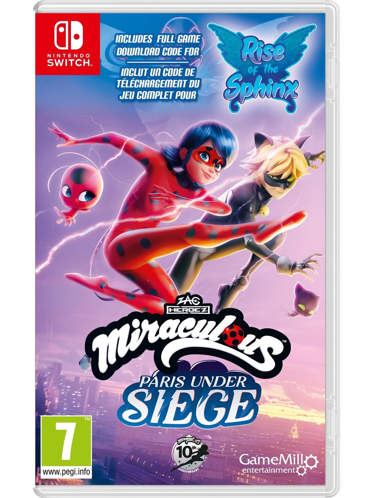 Miraculous: Paris Under Siege + Rise of the Sphinx - Nintendo Switch - Abenteuer - PEGI 7