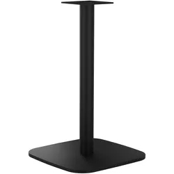 CLP Tischgestell Metall schwarz, Tischbeine Marudi aus Stahl pulverbeschichtet outdoor, robustes Tischuntergestell für drinnen und draußen