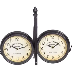 Relaxdays, Wanduhr, Bahnhofsuhr (35 cm)