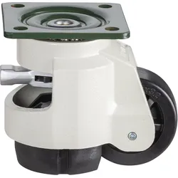 BS Rollen, Möbelrollen, Lenkrolle, W320.A90,mit Feststeller,mit Platte,Ø 75,B 32mm,750kg,Polyamid