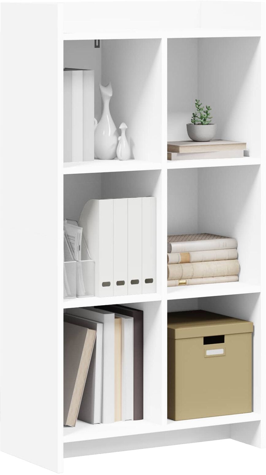 vidaXL Bibliothèque Blanc 59 x 30 x 111 cm Bois d'ingénierie