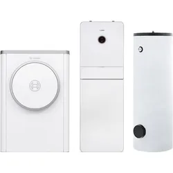 BOSCH Luftwärmepumpen-Paket BOPA CS747 CS7400iAW5OR-S, AWMB 9, HR300, INPA