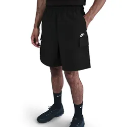 NIKE Sportswear Club Utility Shorts Herren 010 - black/white S