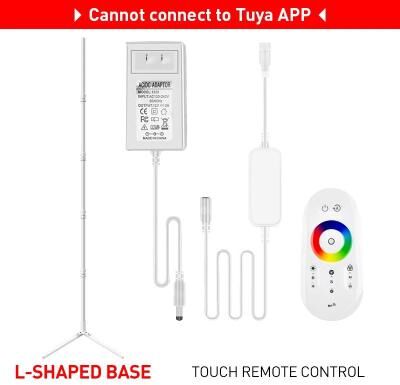 Uplifted Finds Tuya RGB Smart Floor Lamp Modern Corner LED Stand Lighting For Home & Festival l shaped White Remote 200 Cm 79 In