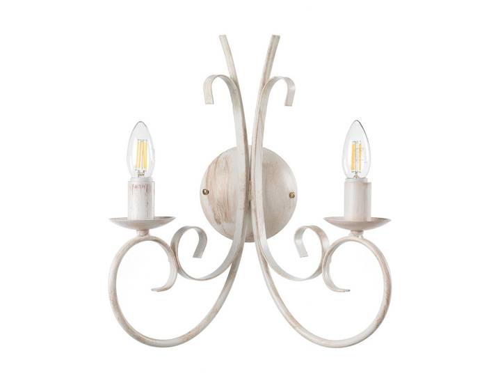 Wandleuchte Pompei Weiß max. 6 Watt Wandlampe