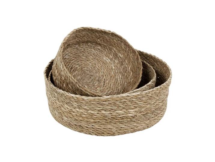 Dixie Corbeille à pain Emil, lot de 3 naturel (beige)