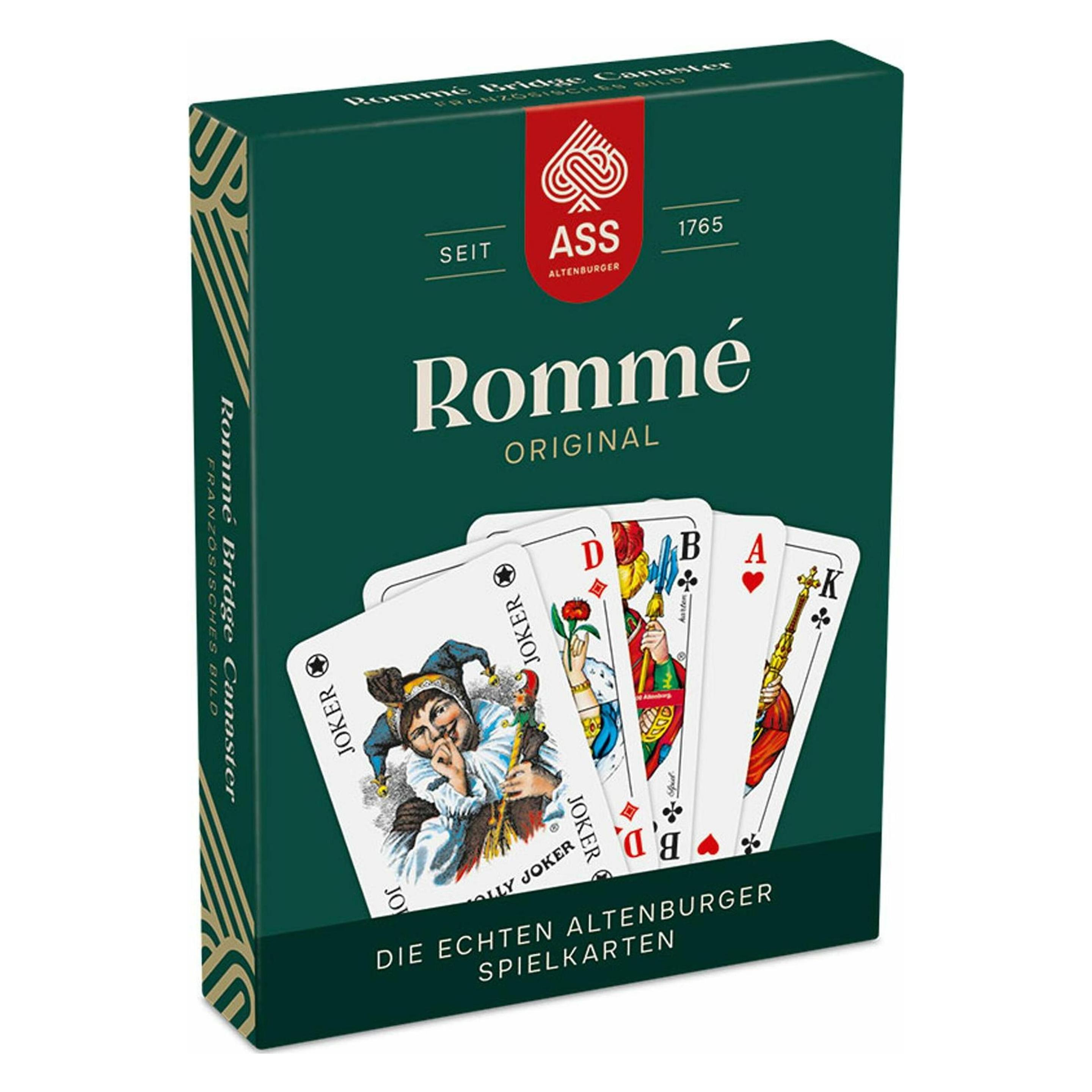 Cartamundi Romme/Canasta/Bridge 2x55 Karten in Stülpschachtel (Deutsch, 2 - 6 Spieler) (22570072)