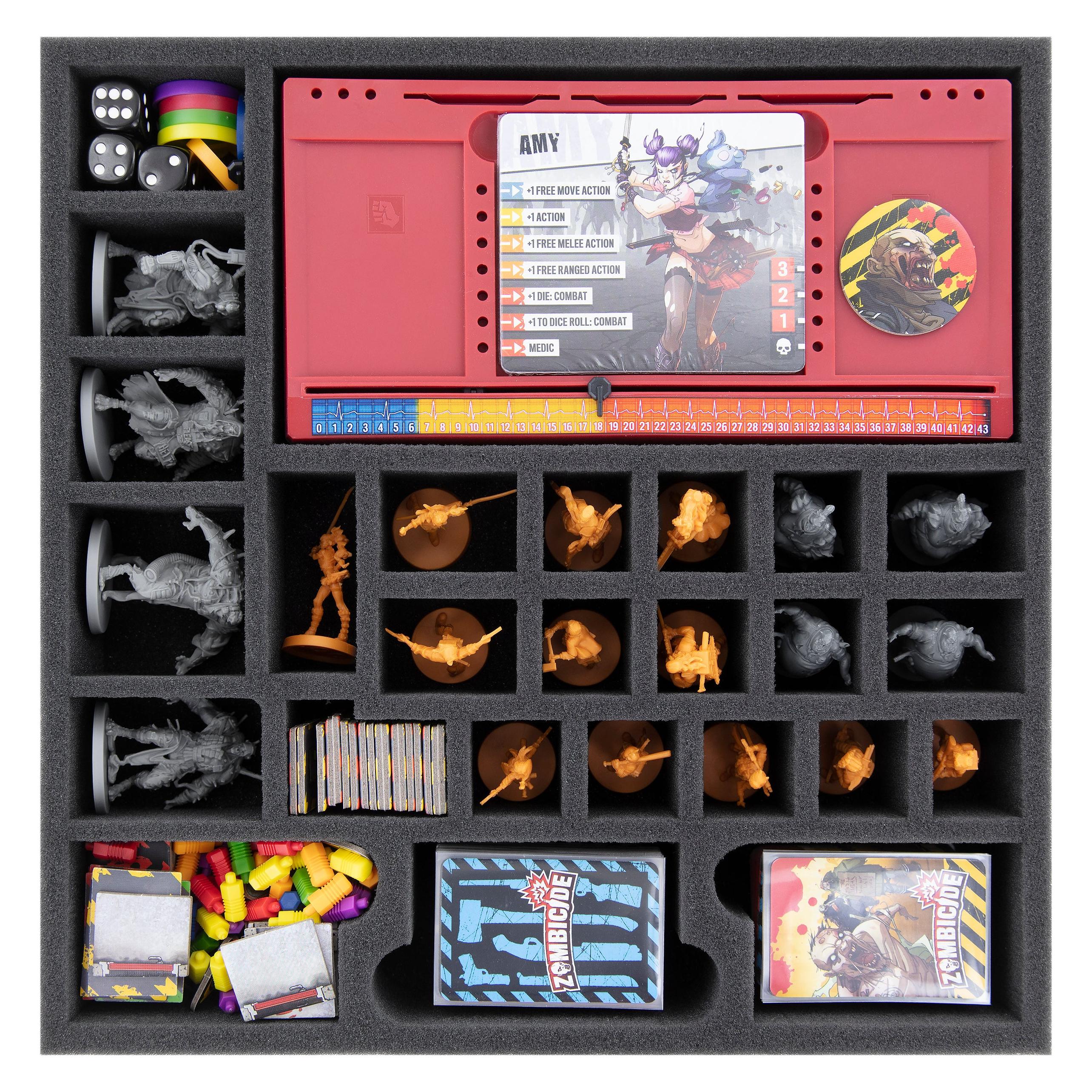 Feldherr AG050A002 - Schaumstoffeinlage für Zombicide Dashboards und Miniaturen - (Schaumstoff) (AG050A002)