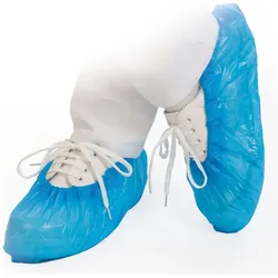franz mensch, Zubehör Arbeitsschutz, Hygostar Überschuh CPE, blau, detektierbar, 40my, 41x15cm (Überziehschuhe)