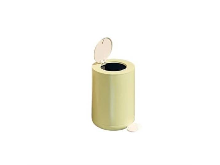 YUHANXINHESHE Leichter Luxus-Mülleimer for den Haushalt, for Badezimmer, Toilette, Küche, Wohnzimmer, Fuß-Handpresse, Typ mit Deckel, Schlafzimmer, große Kapazität(Green,Large)