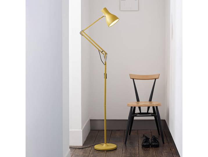 Lampadaire LED Type 75 Margaret Howell, jaune - Anglepoise - Bureau / espaces de travail - Industriel - Métal - À ampoule unique