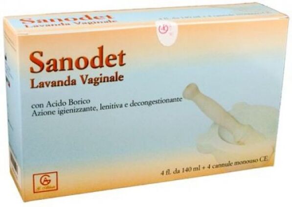 Sanodet Lavanda Vaginale 4 Flaconi da 140 ml