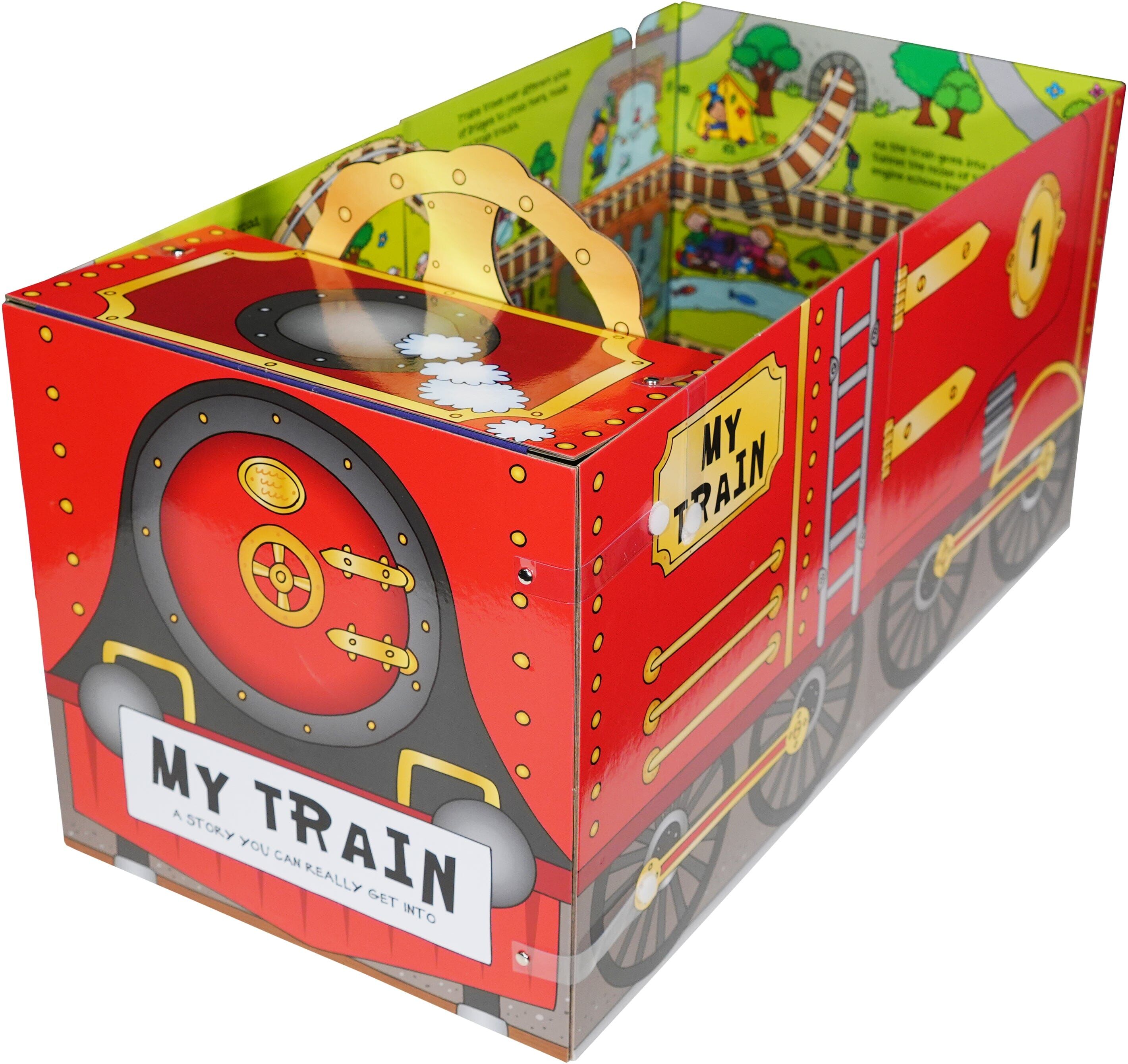 Convertible Train – Great Value Sit In Train, Interactive Playmat & Fun Storybook By Amy Johnson - Ages 2+ - Board Book Miles Kelly Publishing Ltd