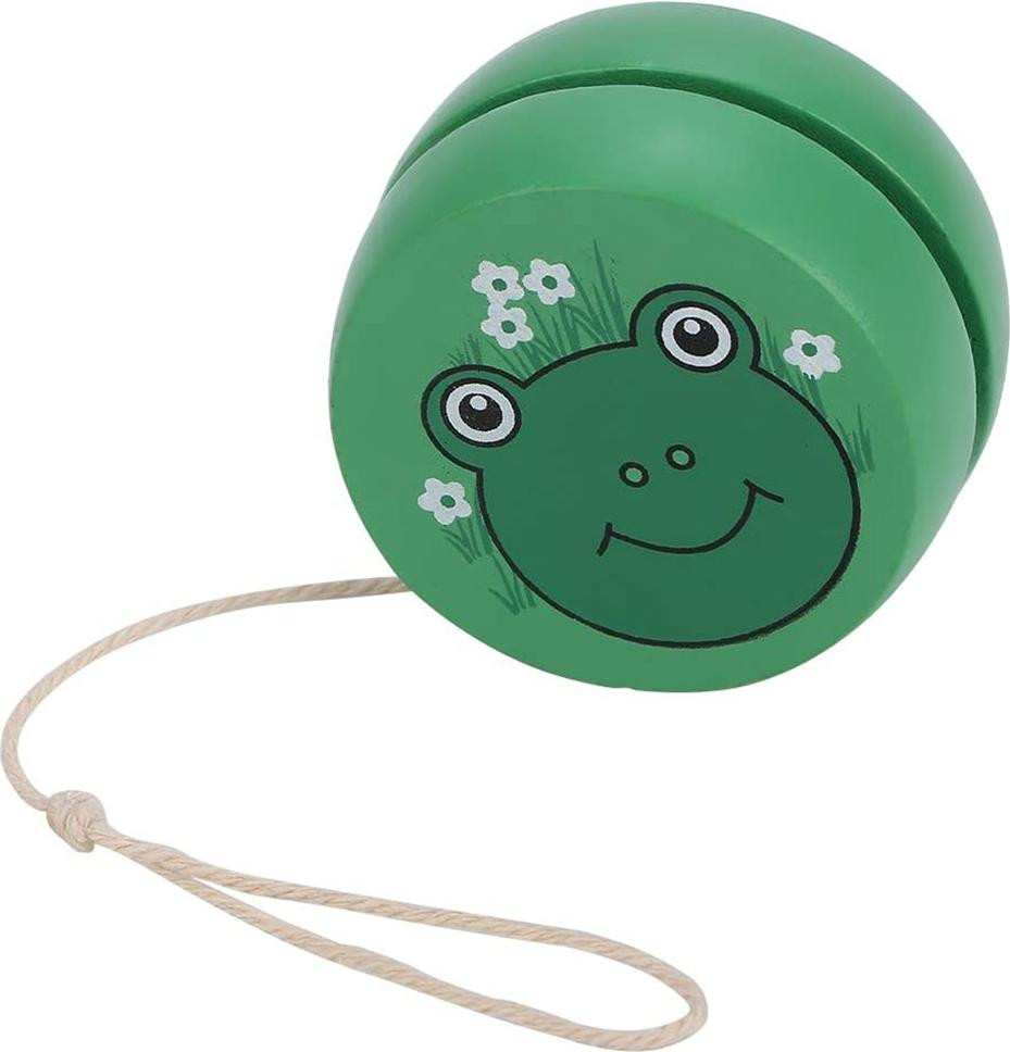 Gistuch Houten Yo-yo Speelgoed met Cartoon Dierenbollen