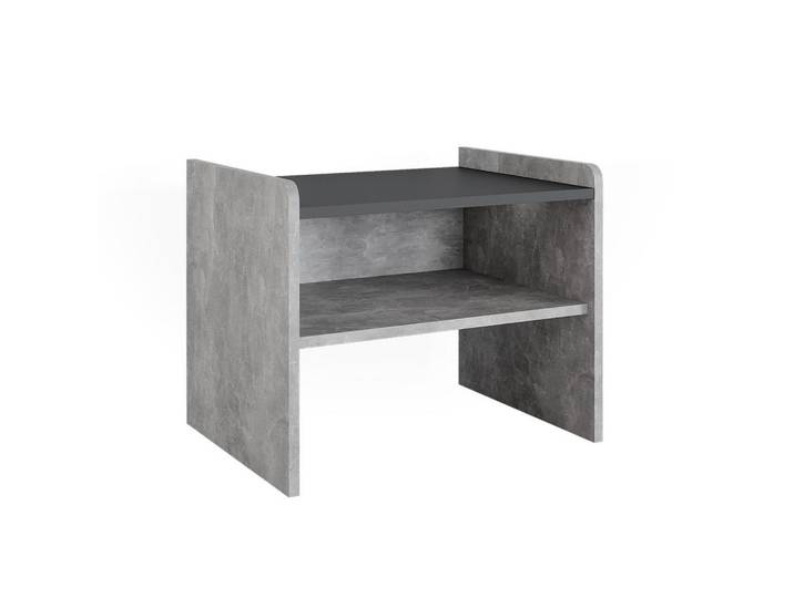 Vicco Esszimmerbank Roman Beton 53.5 x 41.1 cm, Grau, Rechteckig, 53.5x43x41.1 cm, Esszimmer, Bänke, Sitzbänke
