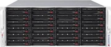 Supermicro SuperChassis 846BE1C-R1K23B, Rack, Server, Schwarz, ATX, EATX, 4U, Ventilatorausfall, HDD, Heizung, LAN, Leistung