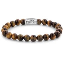 Rebel & Rose RR-80042-S Herren-Armband Stones Tiger Lily 8 mm, 19 cm